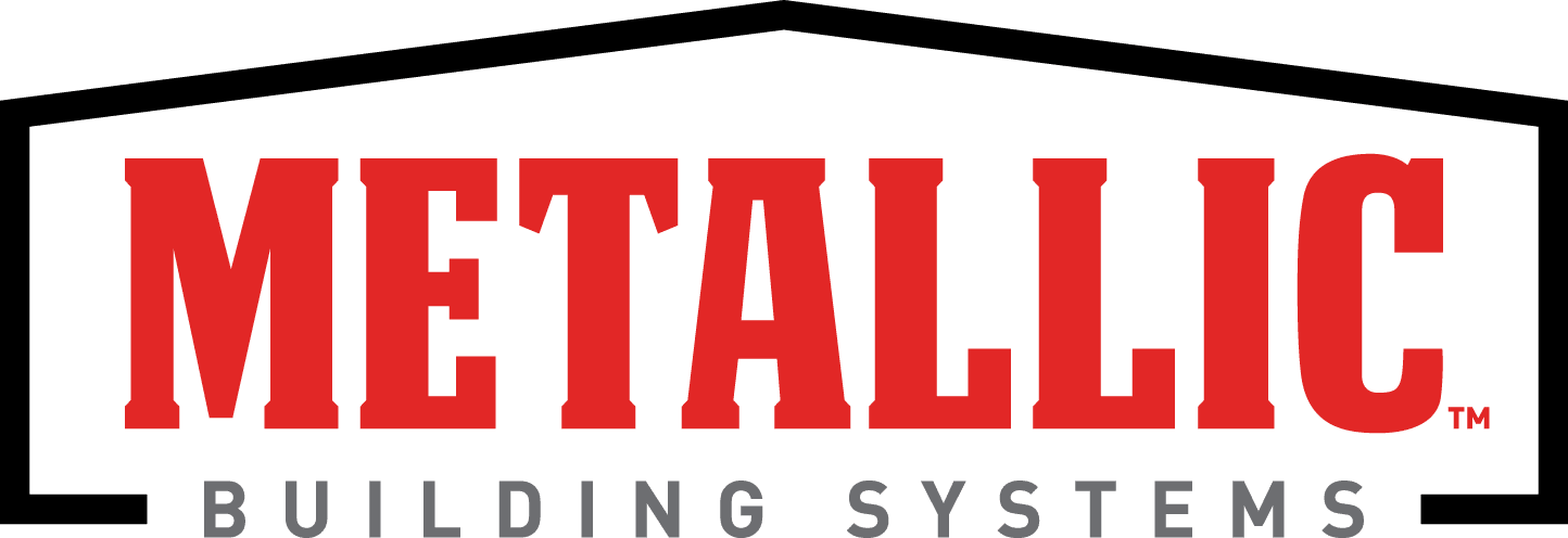 A black and red logo for the talley building system.